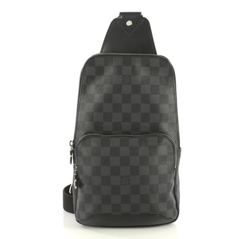 Louis Vuitton Avenue Sling Bag Damier Graphite Black 4401326