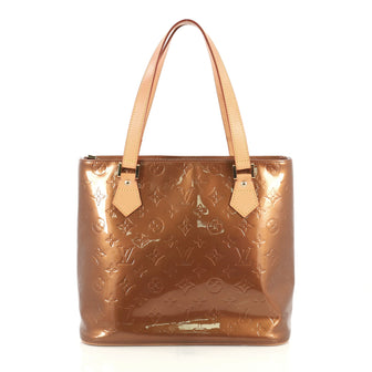 Louis Vuitton Houston Handbag Monogram Vernis Brown 4401332
