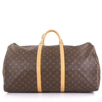 Louis Vuitton Keepall Bag Monogram Canvas 60 Brown 4401347