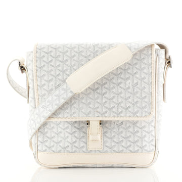 Goyard Urbain Messenger Bag Coated Canvas White 4401352