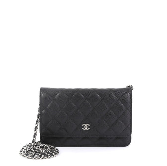 Chanel Wallet on Chain Quilted Caviar Black 4401389