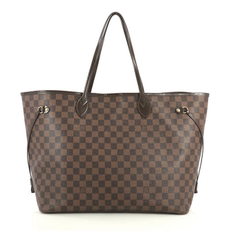 Louis Vuitton Neverfull NM Tote Damier GM Brown 440182
