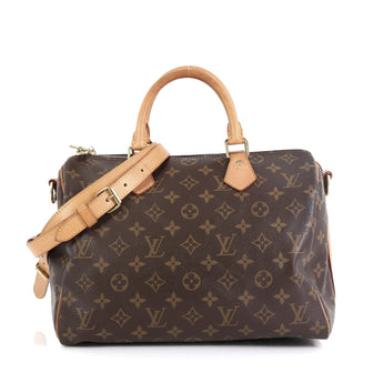 Louis Vuitton Speedy Bandouliere Bag Monogram Canvas 30