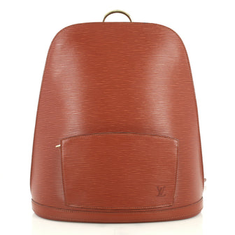 Louis Vuitton Gobelins Backpack Epi Leather Brown 440219