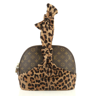 Louis Vuitton Limited Edition Alaia Centenaire Alma Bag Pony Hair and Monogram Canvas  Brown 4405922