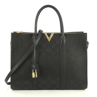 Louis Vuitton Very Tote Monogram Leather GM Black 4405927