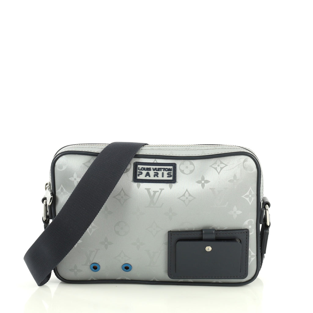 Louis Vuitton Alpha Messenger Bag Limited Edition Monogram Satellite Canvas  Blue 4405933