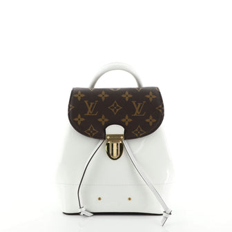 Louis Vuitton Hot Springs Backpack Vernis with Monogram Canvas  White 4405942