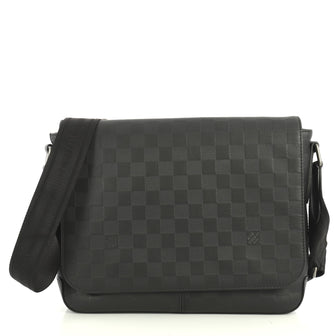Louis Vuitton District Messenger Bag Damier Infini Leather PM Black 4406210