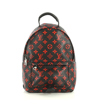 Louis Vuitton Palm Springs Backpack Limited Edition Monogram Infrarouge PM Black 440628