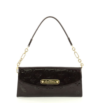 Louis Vuitton Sunset Boulevard Handbag Monogram Vernis Purple 440731