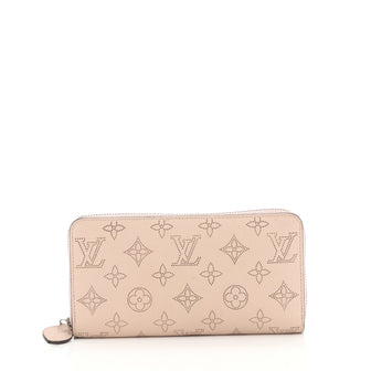 Louis Vuitton Zippy Wallet Mahina Leather Pink 440733