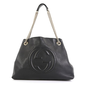 Gucci Soho Chain Strap Shoulder Bag Leather Medium