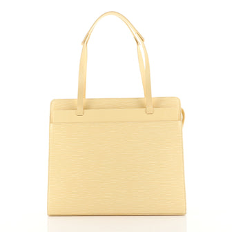 Louis Vuitton Croisette Handbag Epi Leather PM Yellow 440821