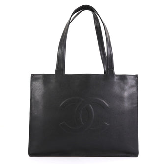 Chanel Vintage Timeless Shopping Tote Caviar Black 4408816