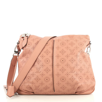Louis Vuitton Selene Handbag Mahina Leather PM Pink 4408822