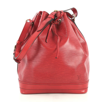 Louis Vuitton Noe Handbag Epi Leather Large Red 440883