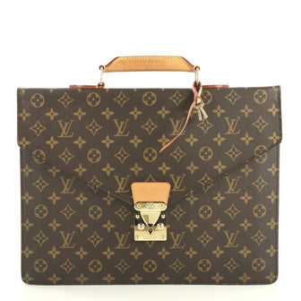 Louis Vuitton Serviette Conseiller Briefcase Monogram Canvas  Brown 440944