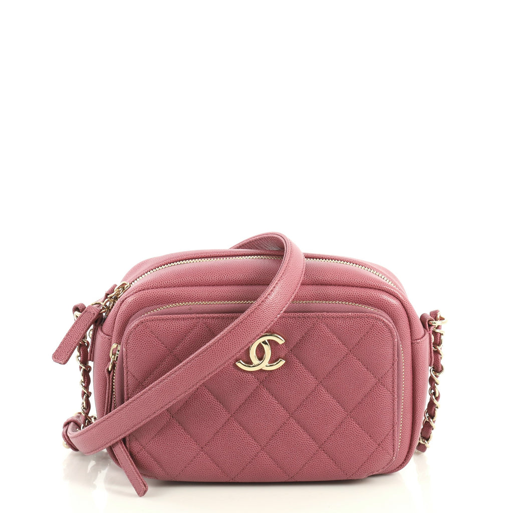 CHANEL Caviar Quilted Small Business Affinity Flap Light Pink 568471