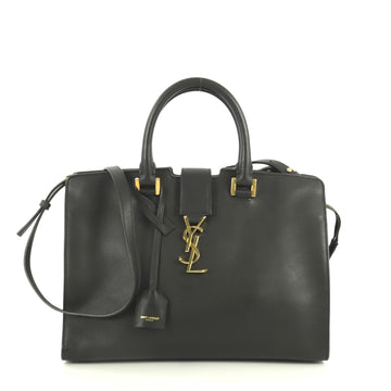 Saint Laurent Monogram Cabas Leather Small Black 4411260