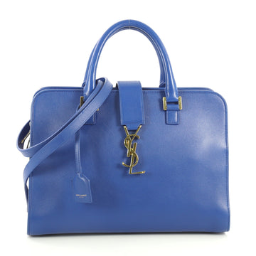 Saint Laurent Monogram Cabas Leather Small Blue 441141