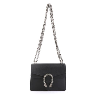 Gucci Dionysus Bag Leather Mini Black 441362