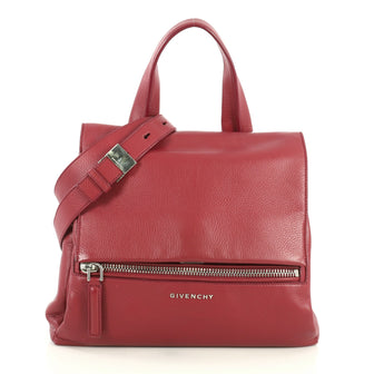 Givenchy Pandora Pure Satchel Leather Small Red 441432