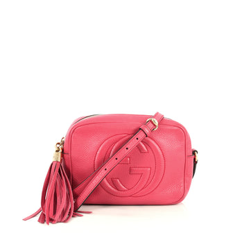 Gucci Soho Disco Crossbody Bag Leather Small Pink 441711