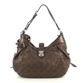 Louis Vuitton XS Crossbody Bag Mahina Leather Brown 204415268