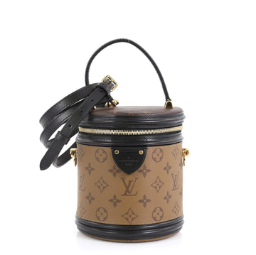 Louis Vuitton Cannes Handbag Reverse Monogram Canvas Brown 4420801