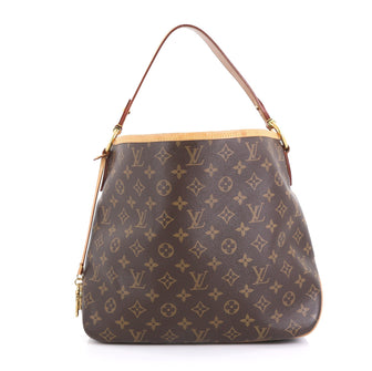 Louis Vuitton Delightful NM Handbag Monogram Canvas PM Brown 442161