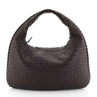 Bottega Veneta Veneta Hobo Intrecciato Nappa Medium Brown 442163
