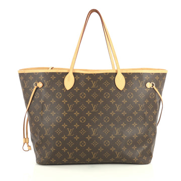 Louis Vuitton Neverfull NM Tote Monogram Canvas GM Brown 442271