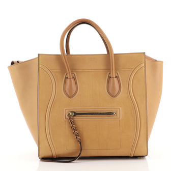 Celine Phantom Bag Smooth Leather Medium Brown 442591