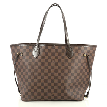 Louis Vuitton Neverfull NM Tote Damier MM Brown 4426035