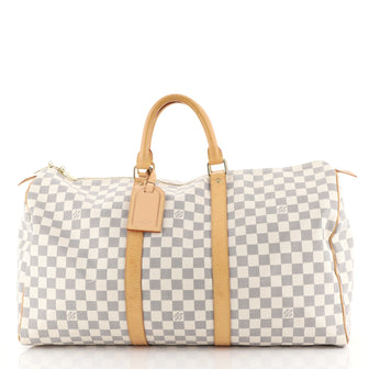 Louis Vuitton Keepall Bag Damier 50 White 4426060