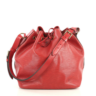 Louis Vuitton Petit Noe Handbag Epi Leather Red 4426062