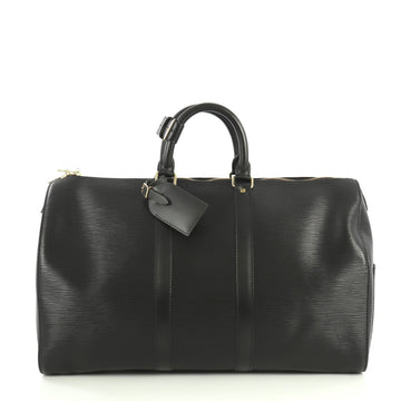 Louis Vuitton Keepall Bag Epi Leather 45 Black 4426065