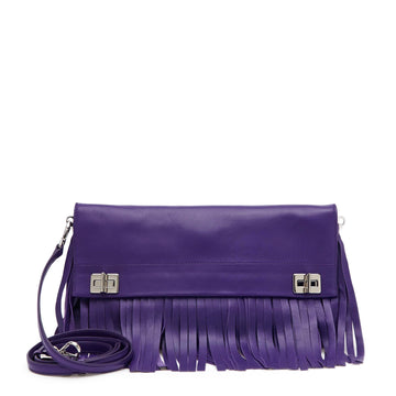 Prada Fringe Shoulder Bag Leather