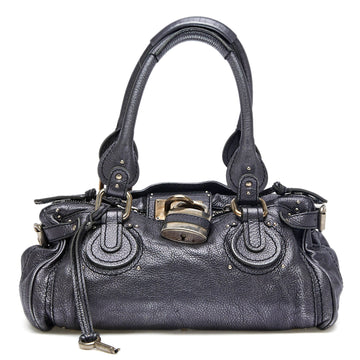 Chloe Paddington Lock Leather Medium