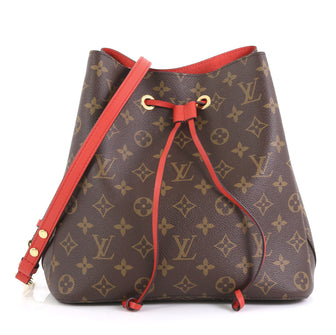 Louis Vuitton Neonoe Handbag Monogram Canvas Brown 443011