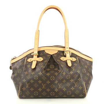 Louis Vuitton Tivoli Handbag Monogram Canvas GM Brown 443012