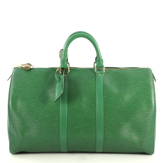 Louis Vuitton Keepall Bag Epi Leather 45 Green 4430433