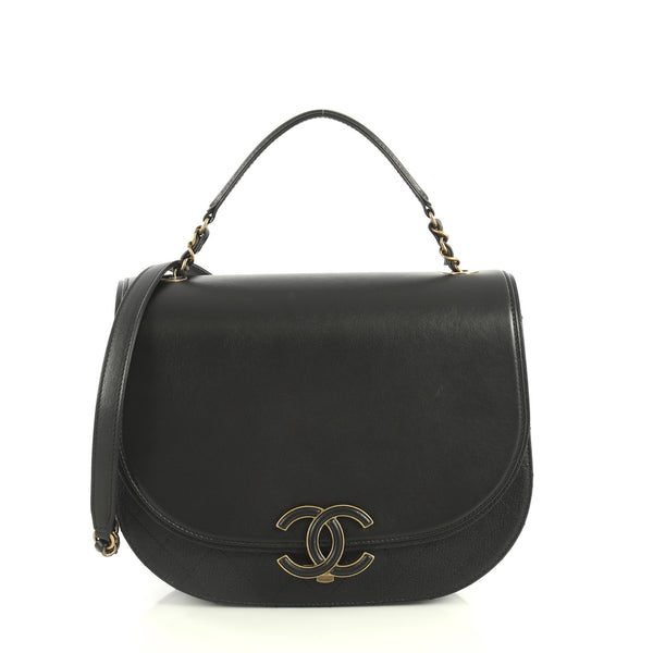 Chanel Chanel 13 Jumbo Brown Cowhide Leather Large Shoulder Flap Bag