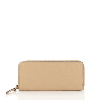 Louis Vuitton Clemence Wallet Monogram Empreinte Leather 