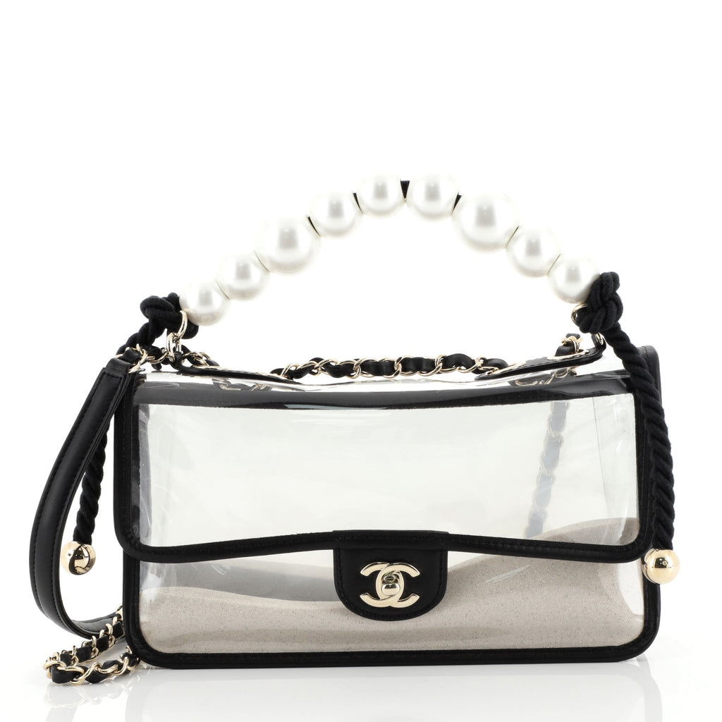 CHANEL Sand by the Sea Large Pearl Handle Flap – LeidiDonna Luxe
