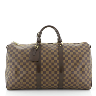 Louis Vuitton Keepall Bag Damier 50 Brown 443297