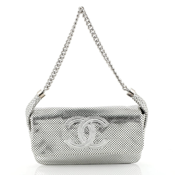 Chanel Rodeo Drive Flap Bag Perforated Leather Medium 44336