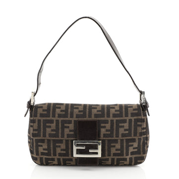 Fendi Baguette Zucca Canvas Brown 443481