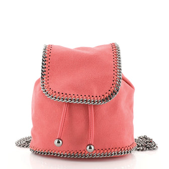 Stella McCartney Falabella Backpack Shaggy Deer Mini Pink 443681